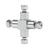 Stainless Steel Cross Assembly .020in thru hole
